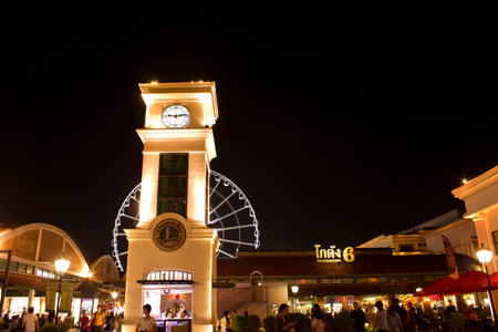 Big time at Asiatique the riverfront のeditorial素材