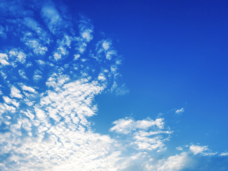 Blue sky and white cloud for background