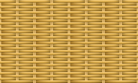 Seamless brown weave rattan pattern, vector art designのイラスト素材