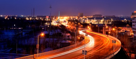 Highway lightingのeditorial素材