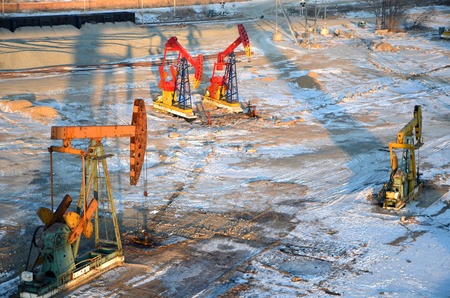 Oil pumping unitのeditorial素材