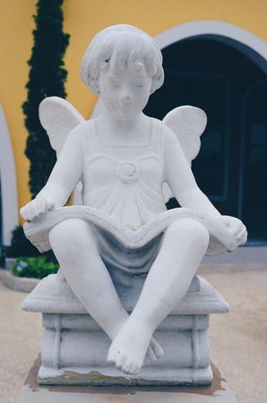 Beautiful Sculpture Cubic's statueの写真素材