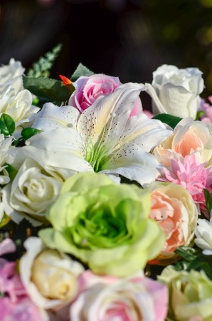 flowers a beautiful ornament in a weddingの写真素材