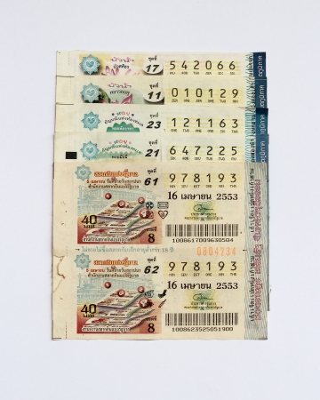Thai lottery.の写真素材