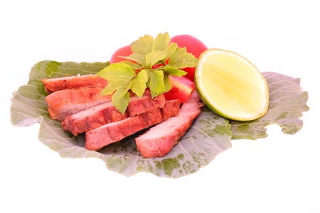 Roasted red porkの写真素材