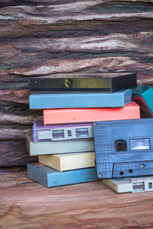 Retro Audio Cassetteの写真素材