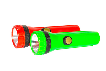 torch light on white background