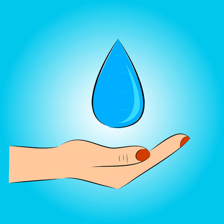 Save waterのイラスト素材