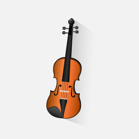 Violin vectorのイラスト素材