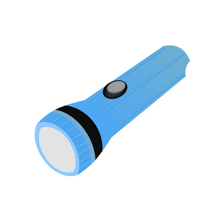 illustration of a torch on a white backgroundの写真素材