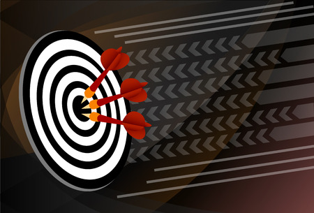 darts icons isolated vector illustrationのイラスト素材