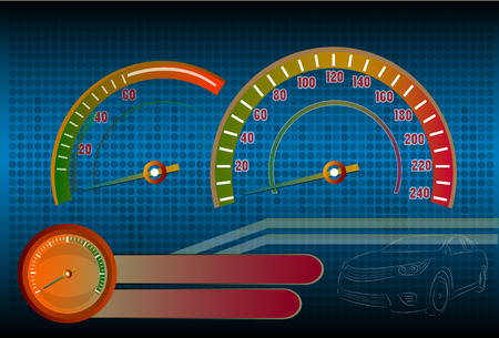 Speedometer needleのイラスト素材