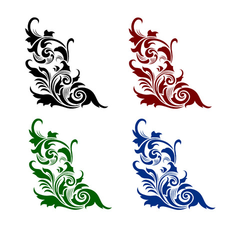 Line Thai art pattern vector illustrationのイラスト素材