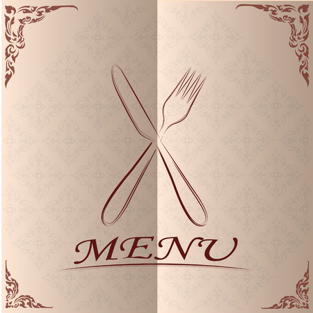Restaurant menu designのイラスト素材