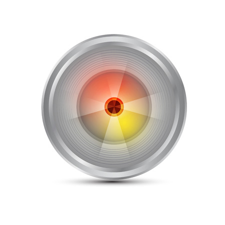 Camera photo lens, vector illustration.のイラスト素材