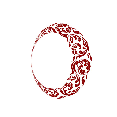 Graphic Design Thailand numbers.のイラスト素材