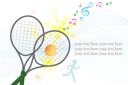 tennis sport design , vector illustrationのイラスト素材