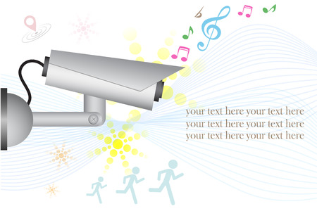camera cctv ,Illustration 10のイラスト素材