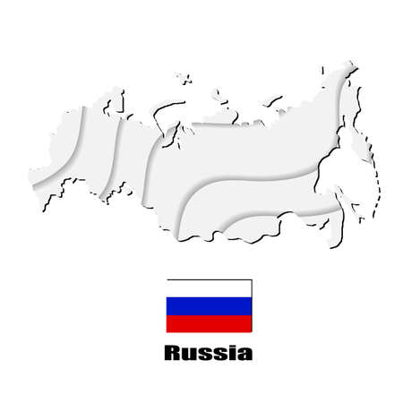 Congo map on white background. vector illustration.のイラスト素材