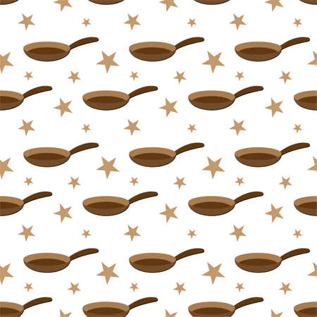 Pan pattern with starのイラスト素材