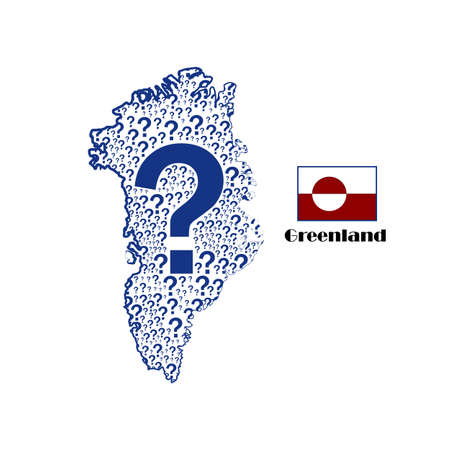 Syria map flag made from question mark.のイラスト素材