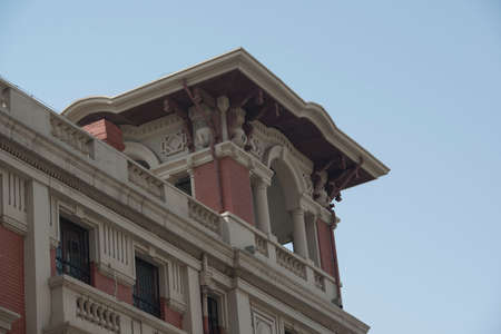 Ancient French architecture in Tianjin, corner building of Tianjin Western Art Museumのeditorial素材