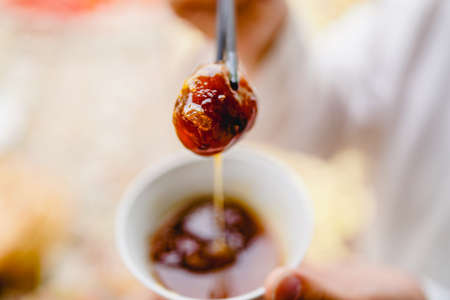 Homemade Arabic Jam and Fig Jamの写真素材