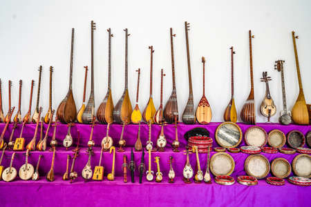 National stringed instrument and handmade xylophone Exhibition
