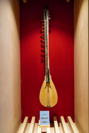 National stringed instrument and handmade xylophone Exhibitionの写真素材