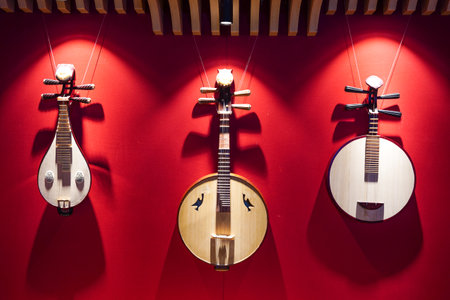 National stringed instrument and handmade xylophone Exhibition