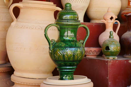 Middle East pottery pot traditional products market