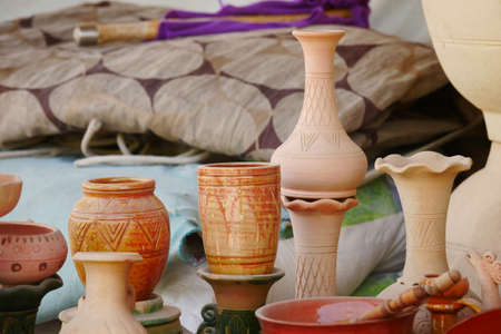 Middle East pottery pot traditional products market