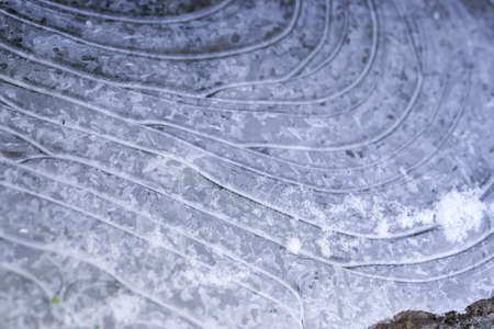 Ice and snow surface texture
