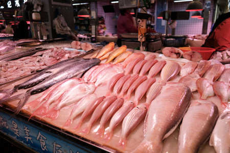Thailand seafood market fresh sea fish