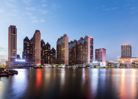 City at nightのeditorial素材