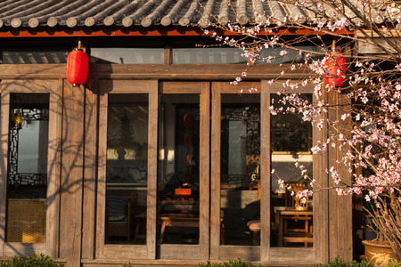 Chinese-style housesのeditorial素材