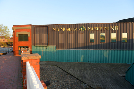 New Brunswick Museum in downtown Saint John, New Brunswick, Canada.のeditorial素材