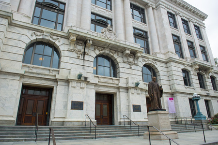 Louisiana Supreme Court Building, built in 1910 with Beaux-Arts Style, located on Royal Street in French Quarter in New Orleans, Louisiana, USA.のeditorial素材