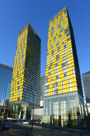 Veer Towers are luxurious residential buildings opened in 2010 on Las Vegas Strip in Las Vegas,...