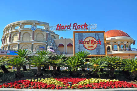 Hard Rock Cafe on Universal CityWalk in Universal Orlando, Florida, USA.のeditorial素材