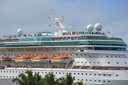 Majesty of the Seas docked in Key West, Florida, USA.