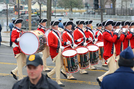 WASHINGTON, DC - JAN.20, 2017: Presidential Parade after the Inauguration of Donald Trump as the...