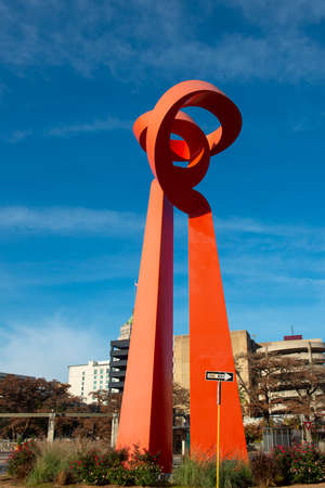 The Torch of Friendship Spanish: La Antorcha de la Amistad on E Commerce Street near Alamo Plaza in...