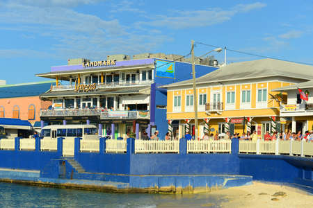 Historic shop on Harbour Drive in downtown George Town, Grand Cayman, Cayman Islands.