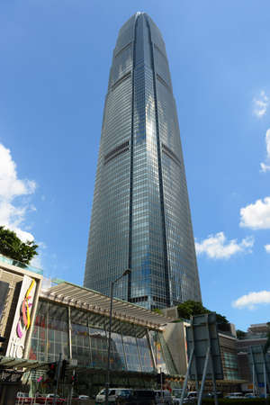 Hong Kong Two International Finance Centre (IFC2), built in 2003, is currently the second highest...