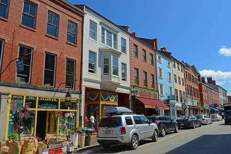 Market Street is an 18th-century commercial path connect waterfront area in downtown Portsmouth, New...