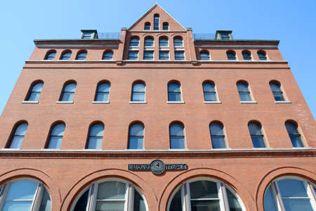 Masonic Temple is the tallest building on Church Street Marketplace in the historic district of...
