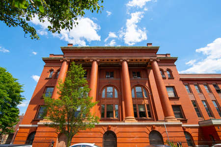 Massachusetts Middlesex County Registry of Deeds and Probate Court building on Cambridge Street in East Cambridge, Massachusetts MA, USA.の写真素材