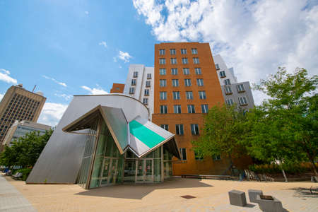 Massachussets Institute of Technology (MIT) Ray and Maria Stata Center and campus, Cambridge,...