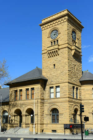 San Jose Museum of Art at 110 S Market Street in downtown San Jose, California CA, USA.のeditorial素材